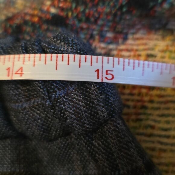 Treasure & Bond Women's size S Pull on Blue Black Red Plaid Poly Blend Pants - Picture 7 of 9